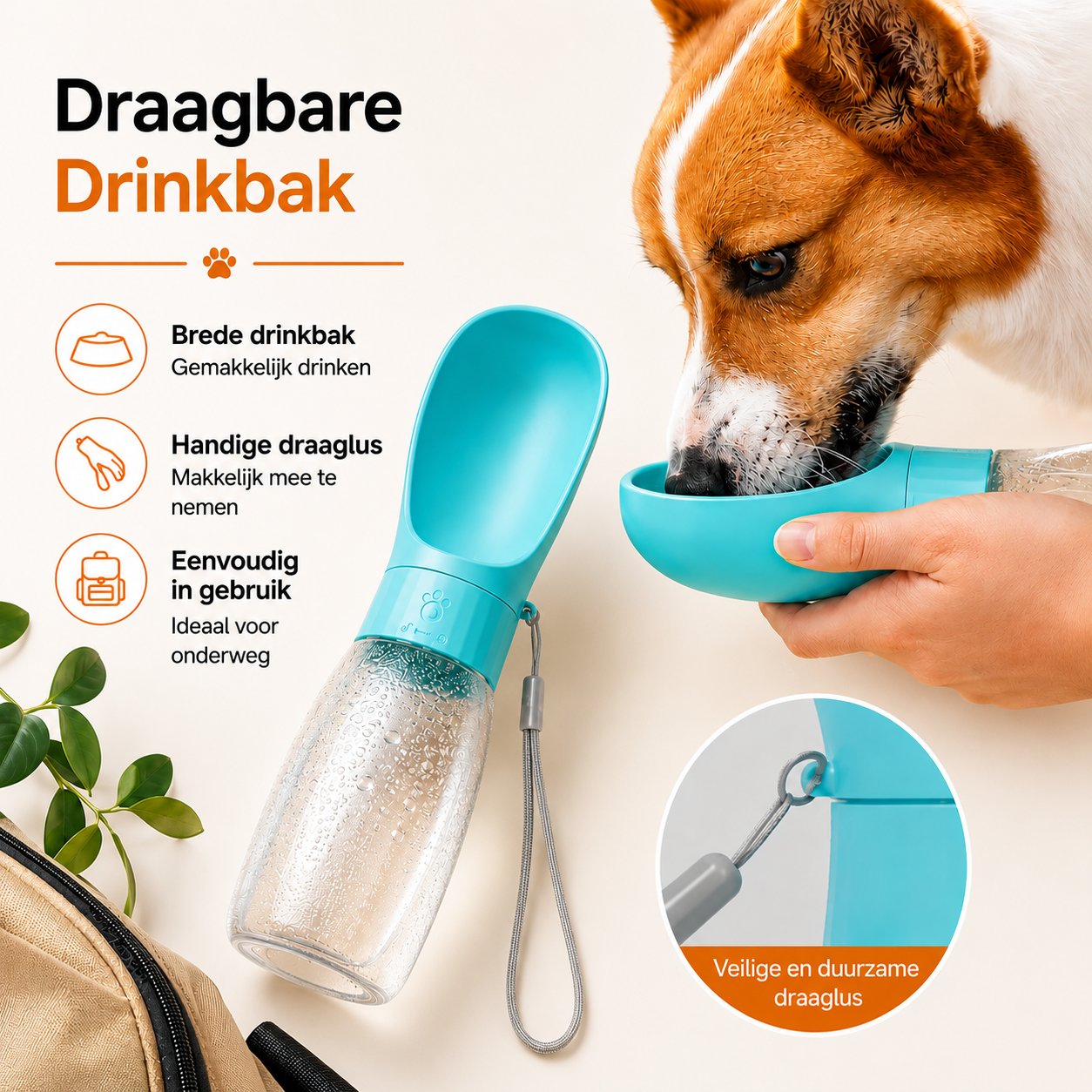Draagbare drinkbak